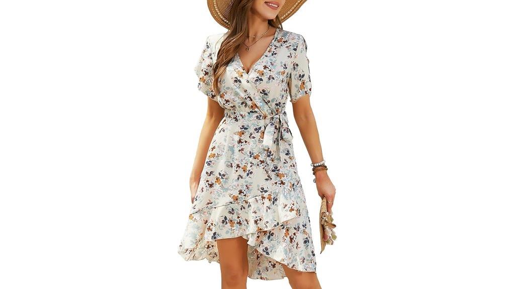floral boho summer dress
