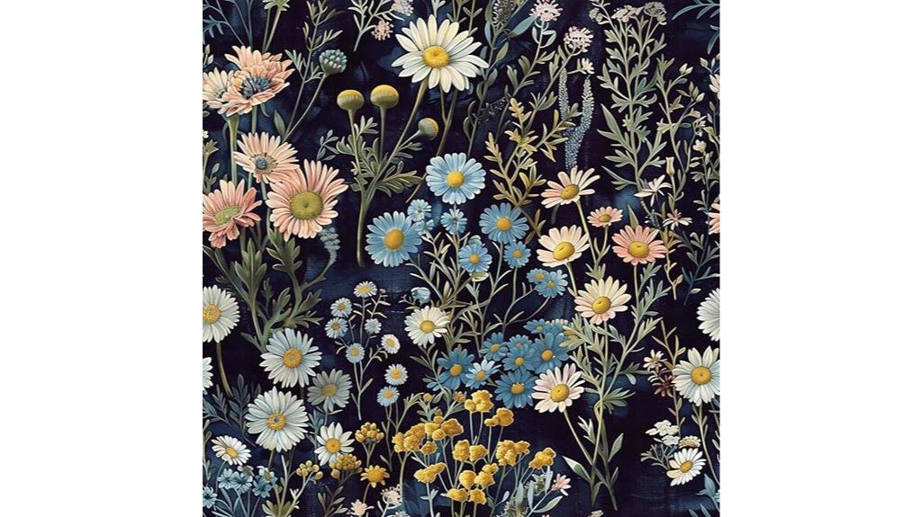 floral peel and stick wallpaper