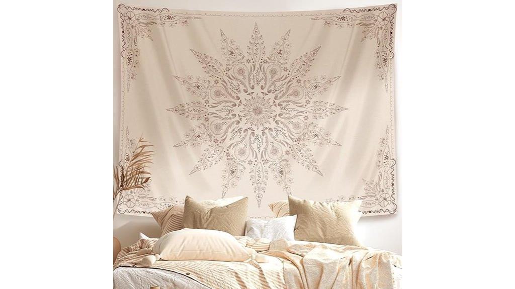floral tapestry bedroom decor