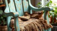 furniture renovation with boho style