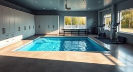 garage basement pool installation