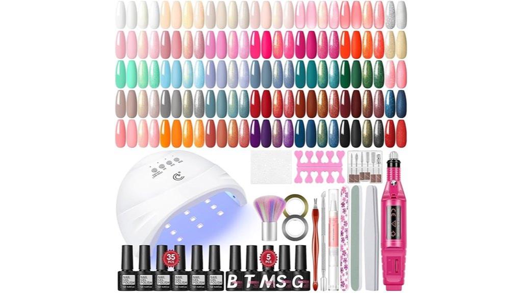 gel nail kit with uv drill