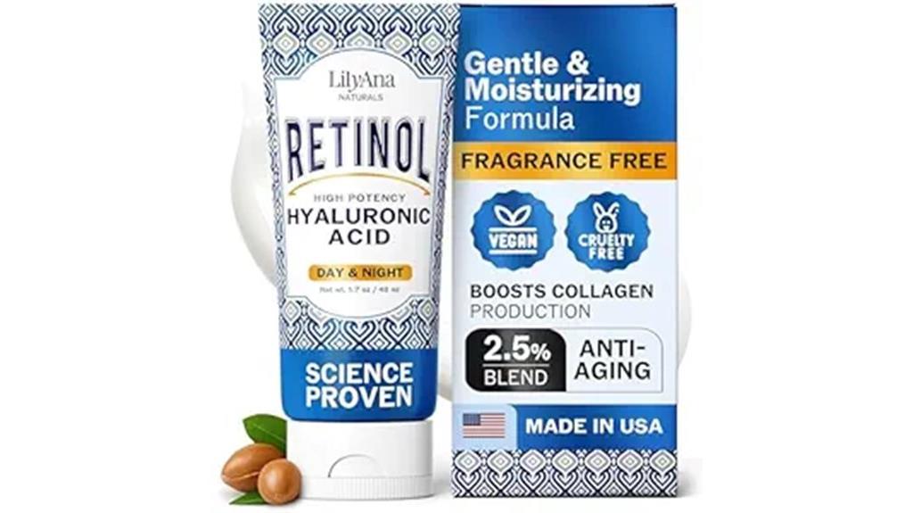 gentle retinol face cream