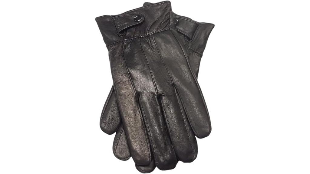 genuine leather warm gloves