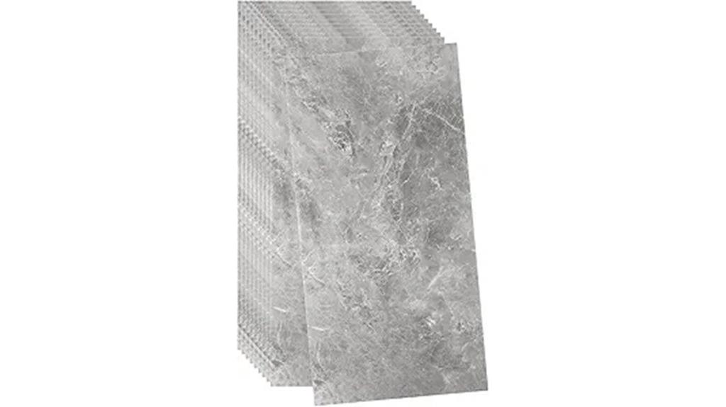 gray peel stick panels