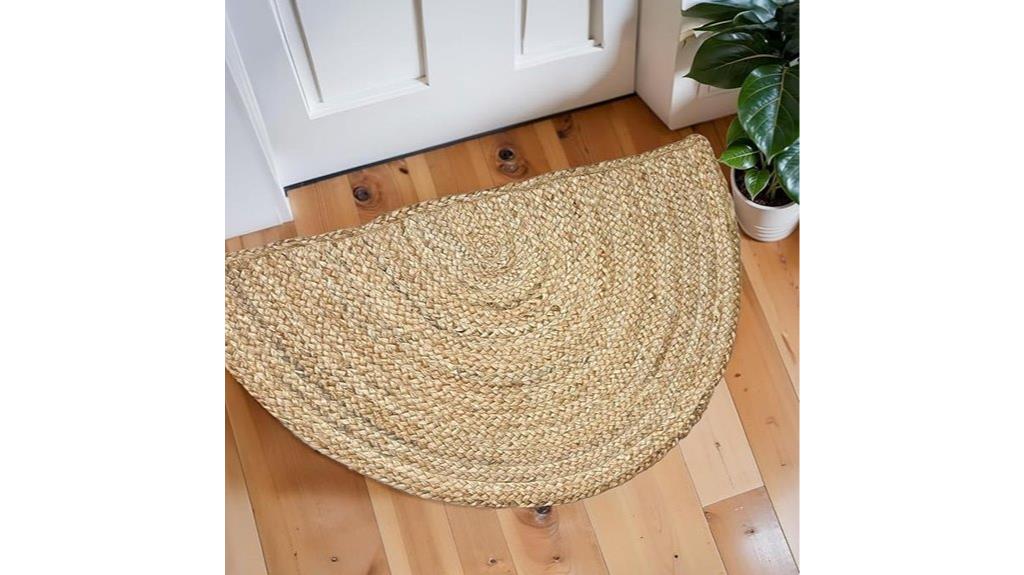 handwoven jute rug