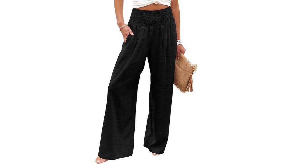 high waist palazzo pants