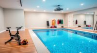home triathlon training pool