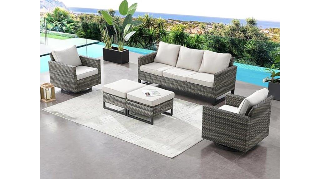 hummuh 5 piece patio set