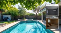 ideal and poor pool locations