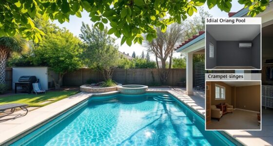 ideal and poor pool locations