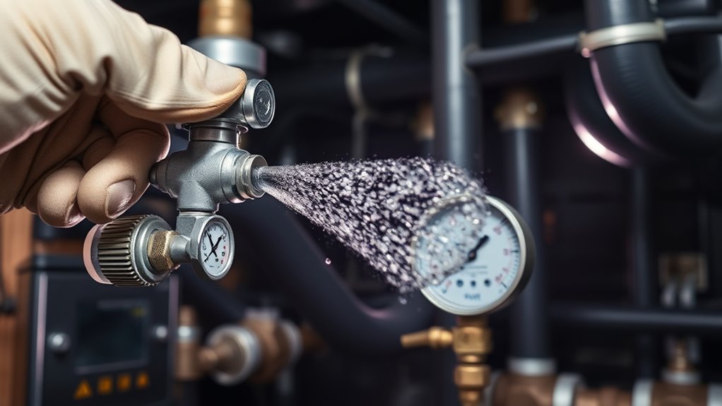 identify air trap points