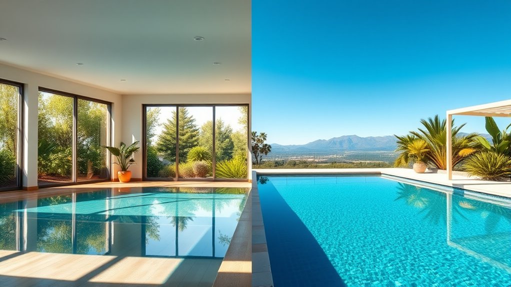 indoor outdoor pool considerations