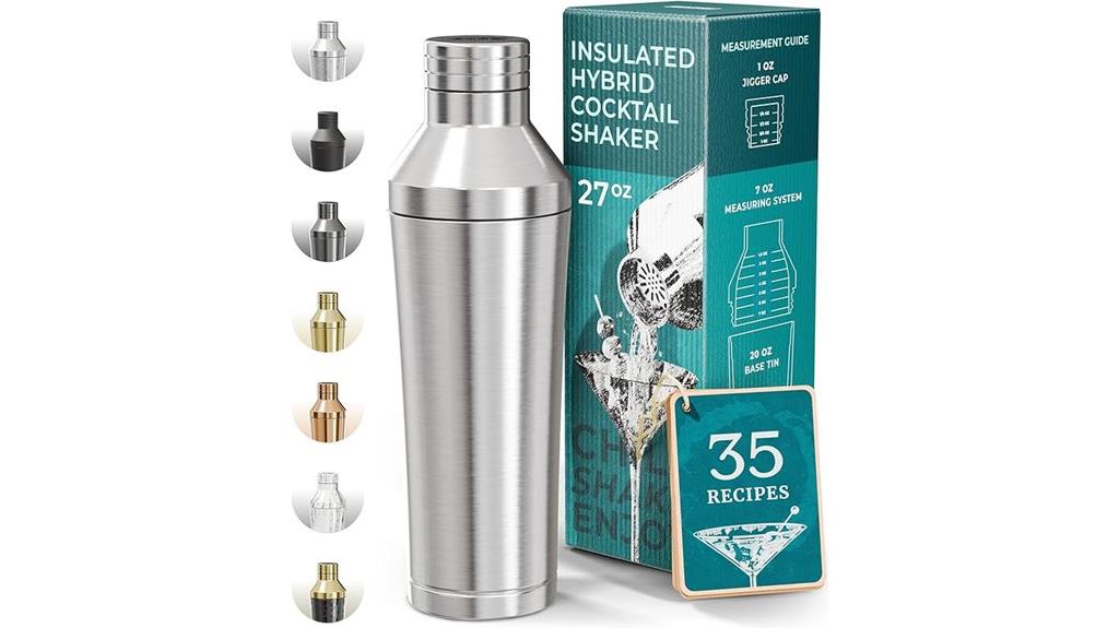 insulated cocktail shaker set