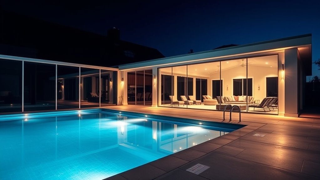 integrated nighttime lighting ambiance