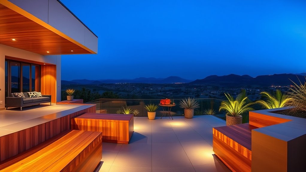 integrated seating and viewing