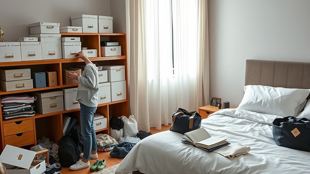 intentional decluttering and organizing