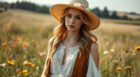 jennifer lawrence boho style