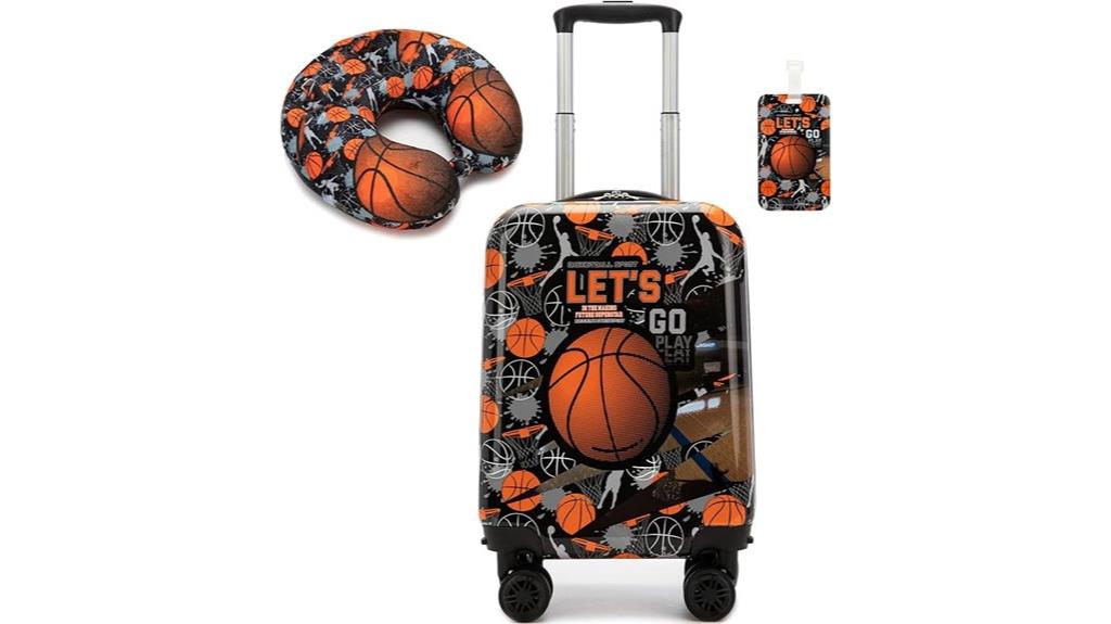 kids 2 piece spinner suitcase