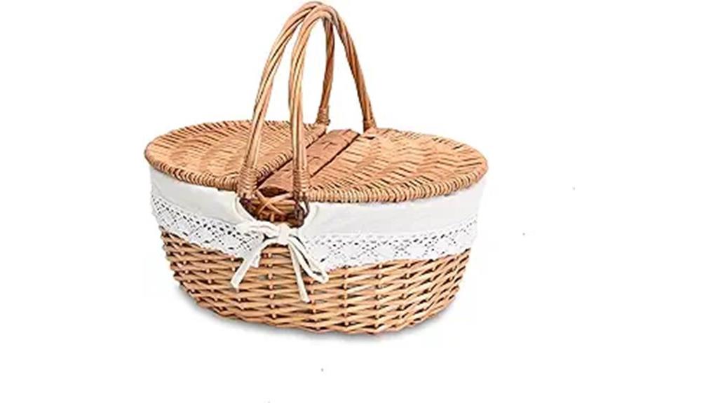 kids portable picnic basket