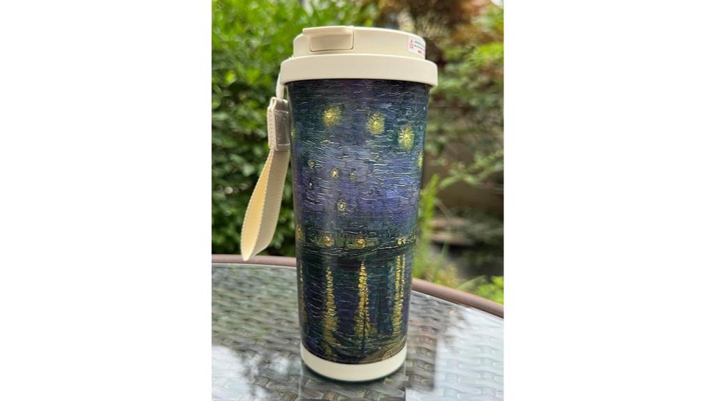 large art print tumbler