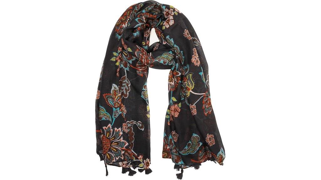 large boho smile scarf