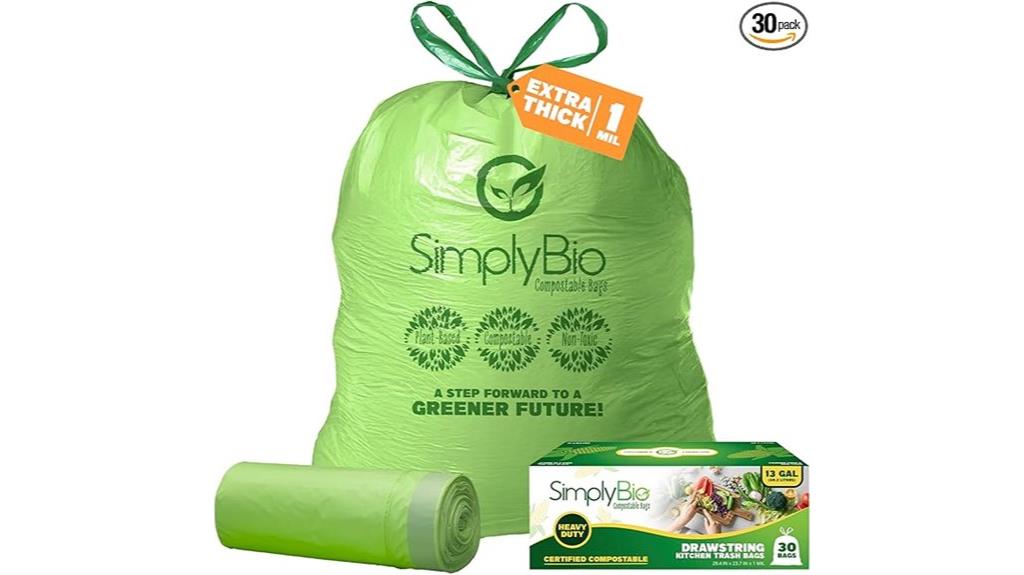 large compostable trash bags