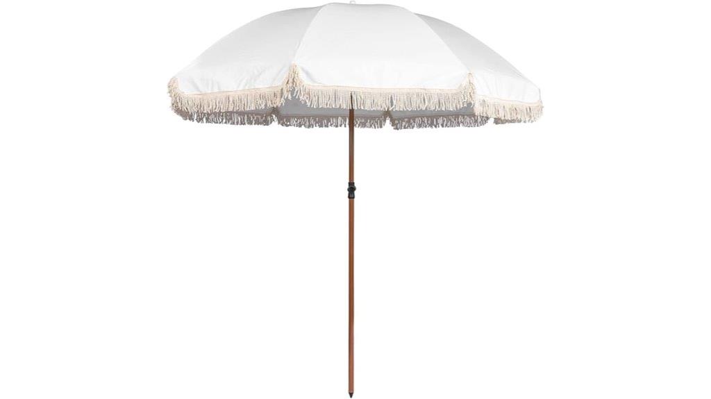 large fringe tassel umbrella