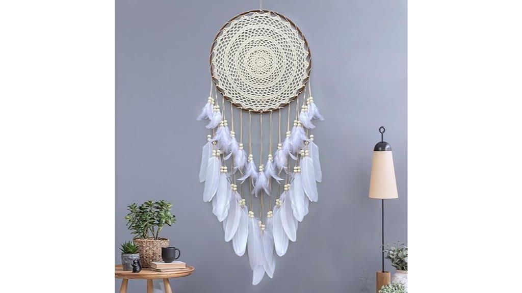 large handmade dreamcatcher decor