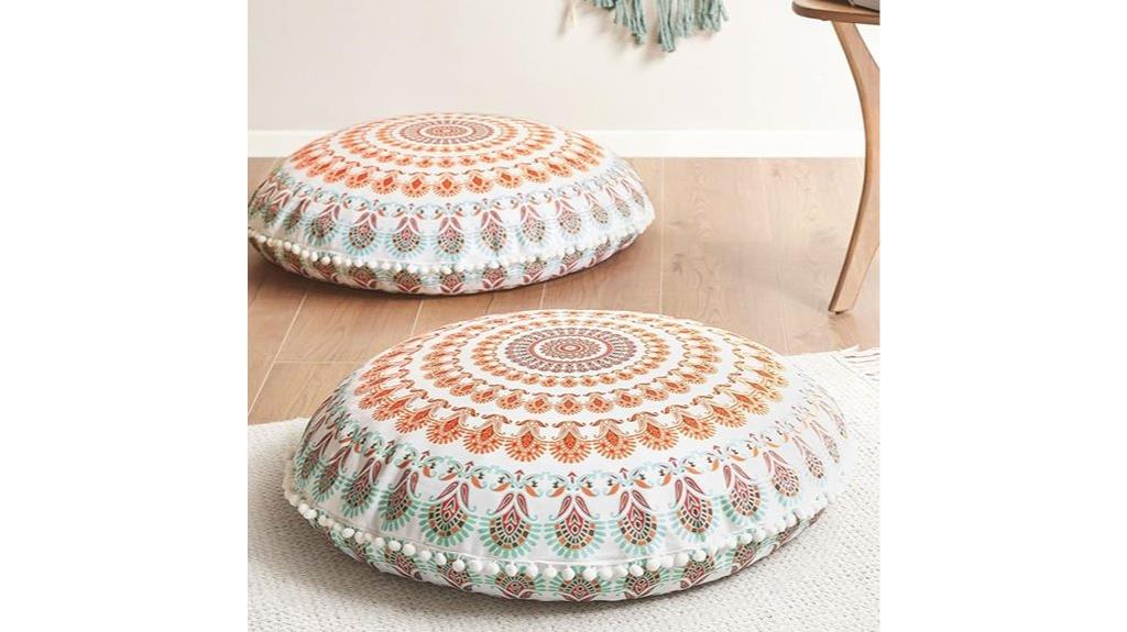 large mandala floor cushions
