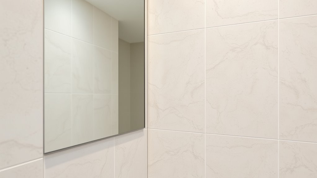 large tiles seamless modern look
