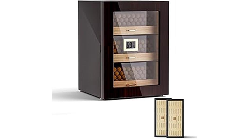 large wooden cigar humidor