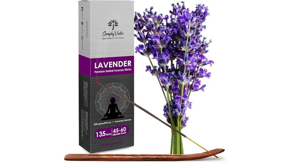 lavender incense gift set