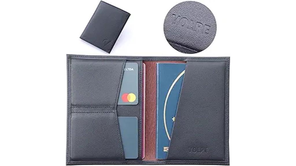 leather passport wallet