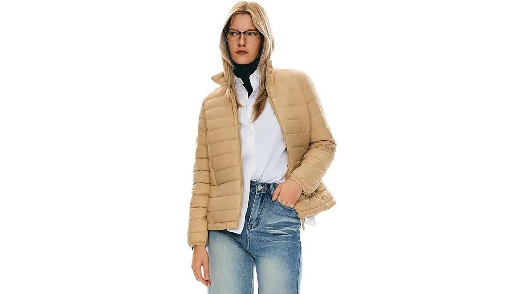 lightweight packable women s down jacket
