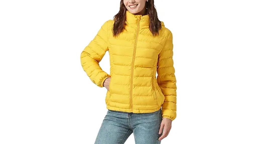 lightweight quilted puffer