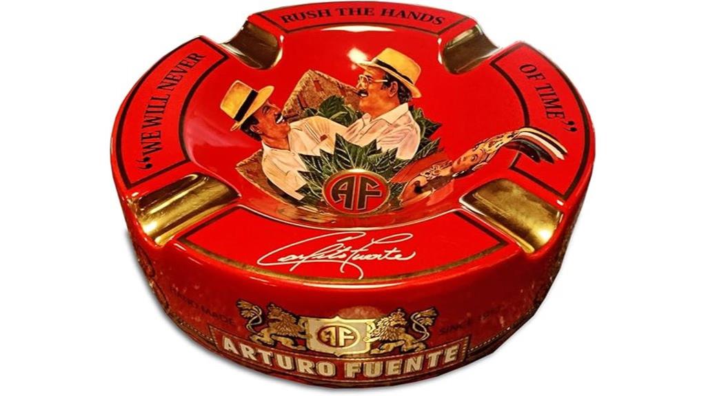 limited edition red ashtray