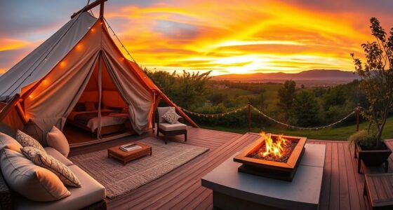 luxury camping tips