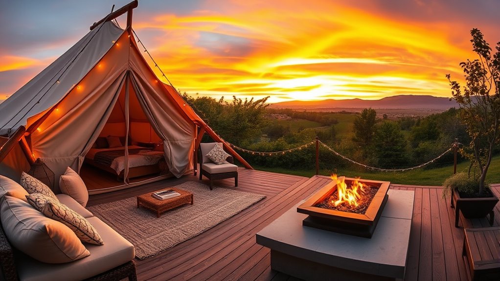 luxury camping tips