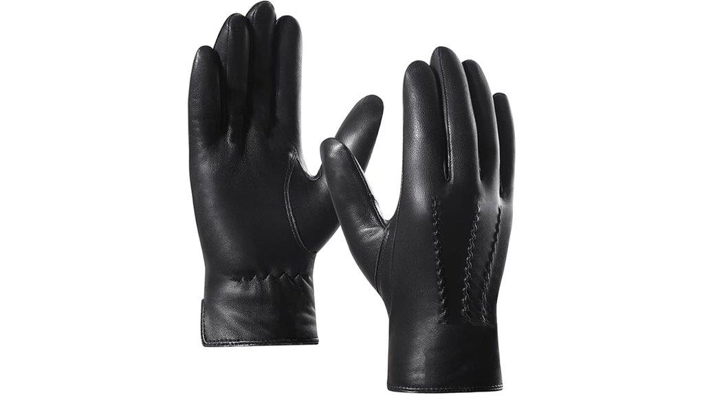 luxury men s leather gloves