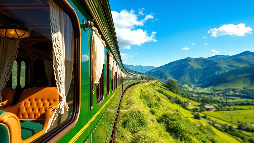 luxury scenic train travel