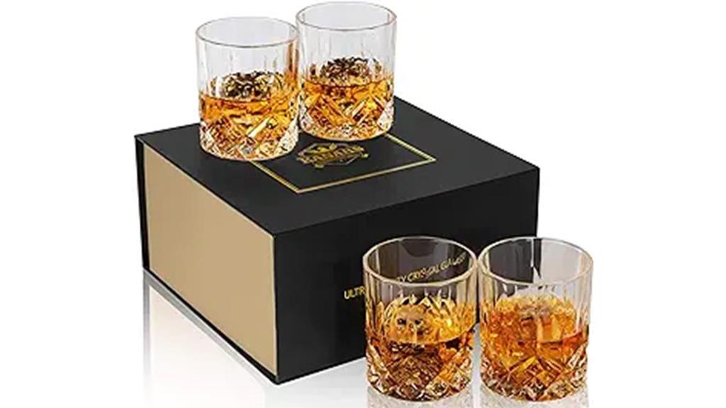 luxury whiskey glass set