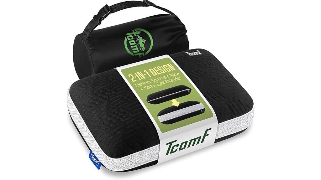 memory foam camping pillow
