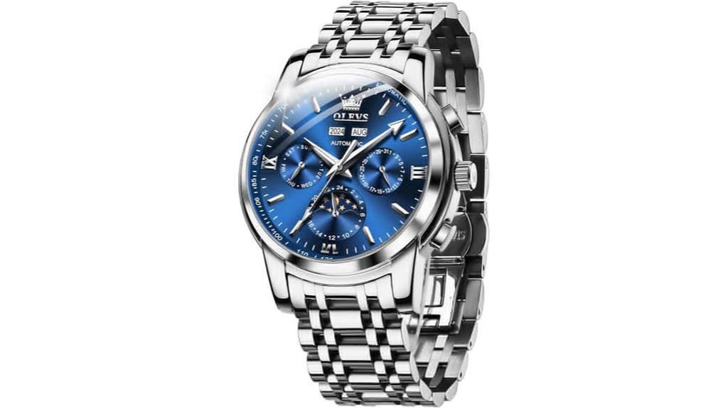 men s automatic skeleton watch