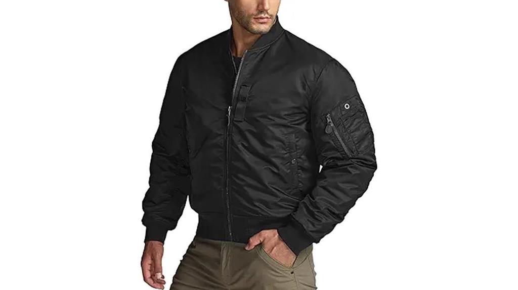 men s casual bomber jacket