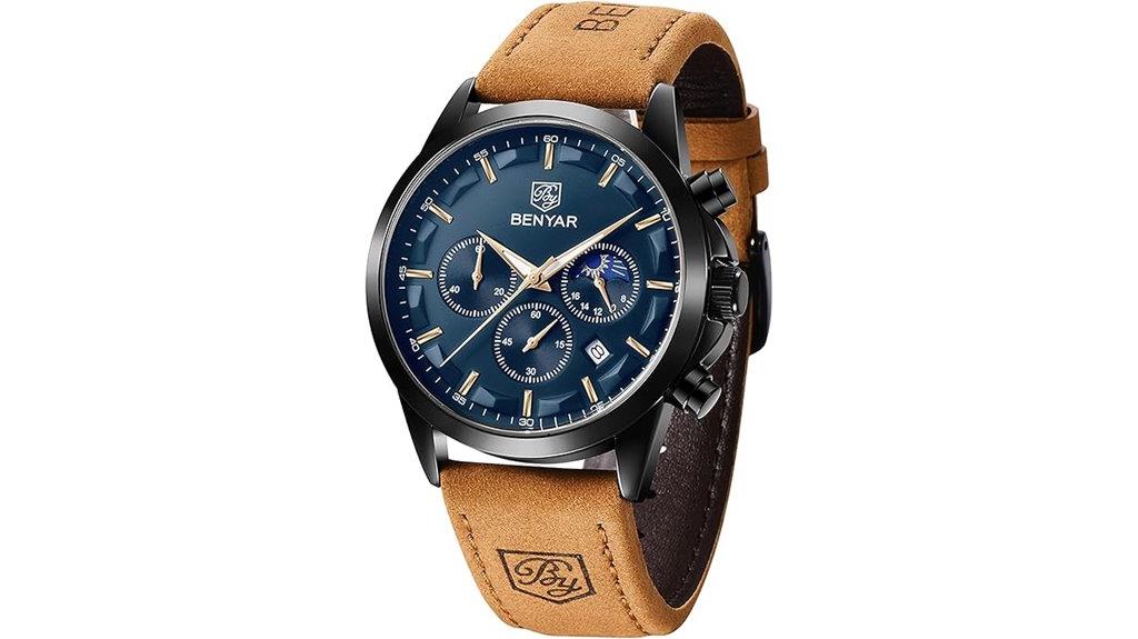 men s chronograph waterproof watch