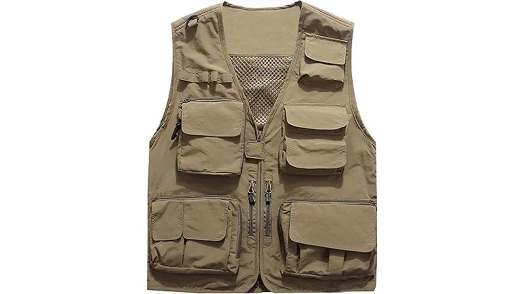 men s fishing cargo vest
