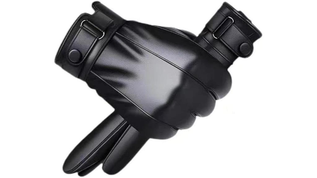 men s leather winter gloves