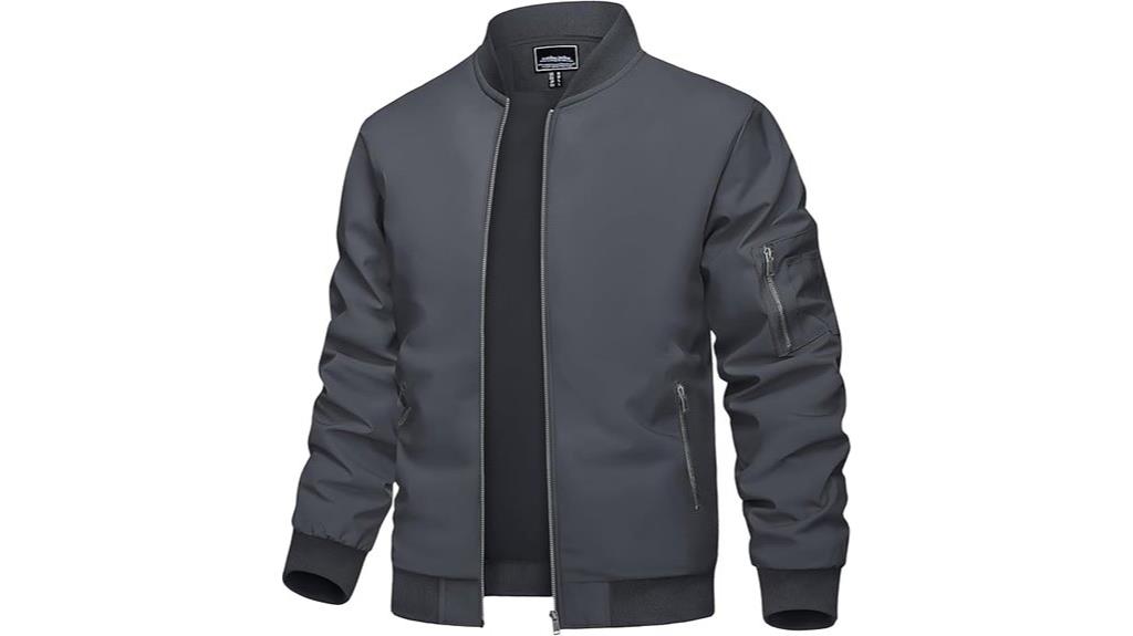 men s lightweight bomber jacket