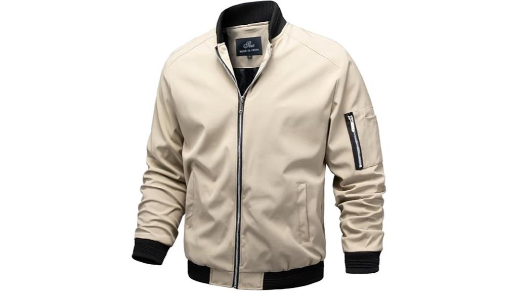 men s lightweight windbreaker jacket